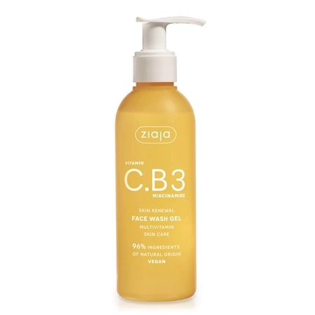 COSMETICE - Gel de curatare pentru fata Vitamin C.B3 Niacinamide, 190 ml, Ziaja
