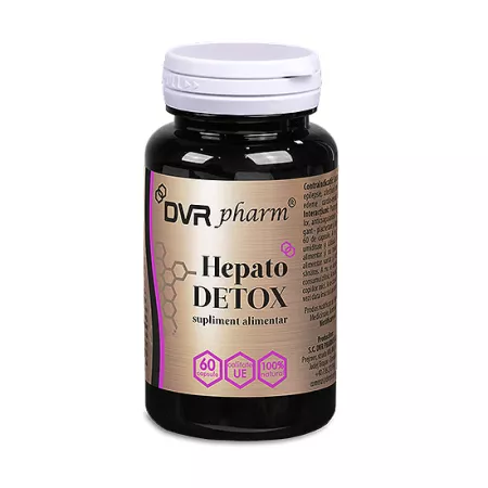 AFECTIUNI HEPATO-BILIARE - Hepato Detox, 60 capsule