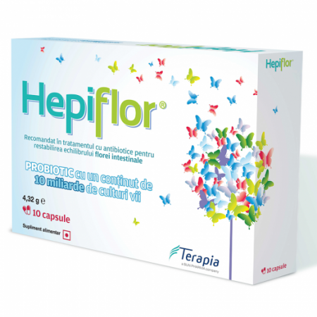 AFECTIUNI DIGESTIVE - Hepiflor 10 capsule