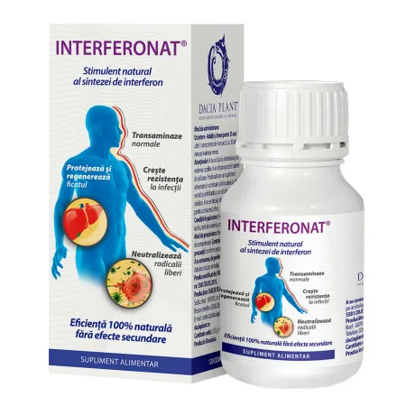 AFECTIUNI HEPATO-BILIARE - Interferonat, 120 comprimate