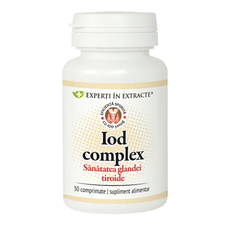 Vitamine si Minerale - Iod Complex, 30 capsule