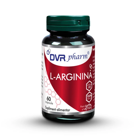 AFECTIUNI HEPATO-BILIARE - L-arginina, 60 capsule, Dvr Pharm