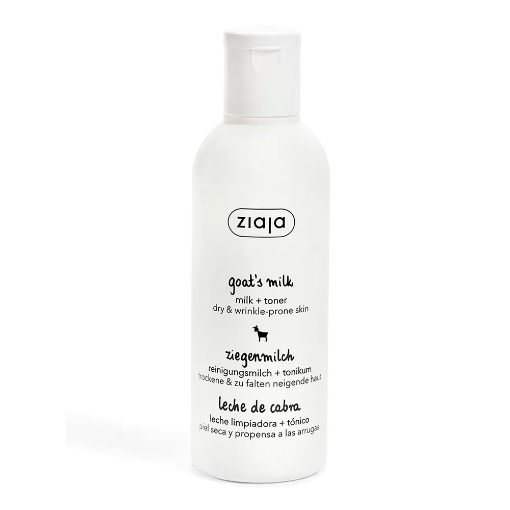 CREME SI UNGUENTE - Lapte demachiant si tonic cu lapte de capra, 200 ml, Ziaja