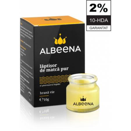 ALIMENTARE - Laptisor de matca pur crud 2% 10-HDA 10 gr