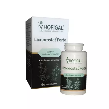 AFECTIUNI PROSTATA - Licoprostat Forte, 60 capsule moi