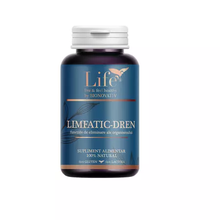 DETOXIFIERE - Limfatic-Dren Life, 120 capsule, Bionovativ