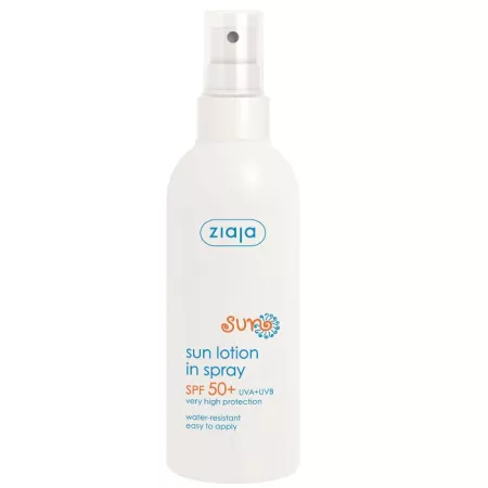 COSMETICE - Lotiune spray hidratanta rezistenta la apa SPF 50+, 170 ml, Ziaja