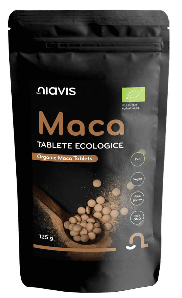 SUPLIMENTE ALIMENTARE - Maca Tablete Ecologice/BIO 125 g, Niavis