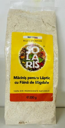 ALIMENTARE - Macinis pentru laptic cu faina de migdale 200 g, Solaris