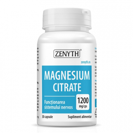 Vitamine si Minerale - Magnesium Citrate, 30 capsule