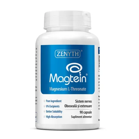 SUPLIMENTE ALIMENTARE - Magnesium L-Threonate Magtein, 90 capsule, Zenyth