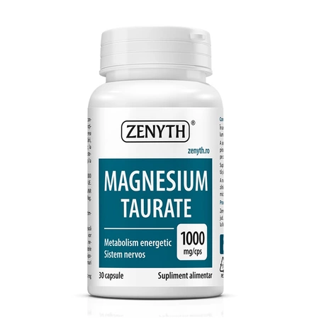 SUPLIMENTE ALIMENTARE - Magnesium Taurate, 30 capsule, Zenyth