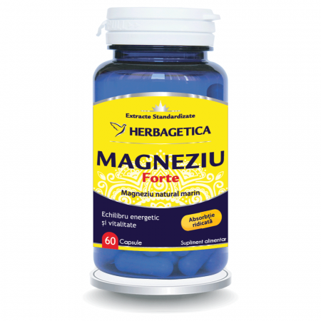 Vitamine si Minerale - Magneziu Forte, 60 capsule