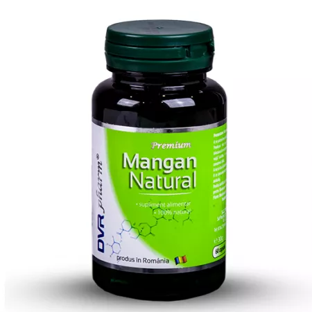 ARTICULATII OASE MUSCHI - Mangan natural, 60 capsule, Dvr Pharm