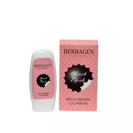 COSMETICE - Masca neagra cu carbune, 50 g