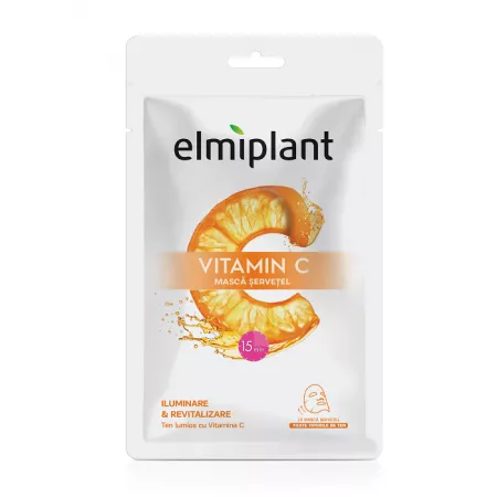 COSMETICE - Masca servetel iluminatoare si revitalizata Vitamin C, 20 ml