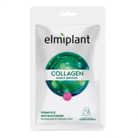 COSMETICE - Masca servetel pentru toate tipurile de ten Collagen, 20 ml