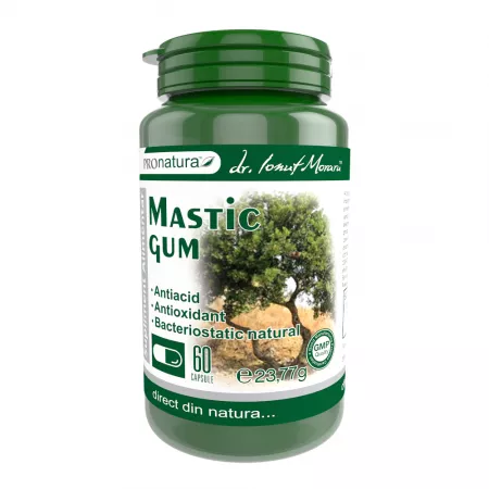 AFECTIUNI DIGESTIVE - Mastic Gum, 60 capsule, Pro Natura