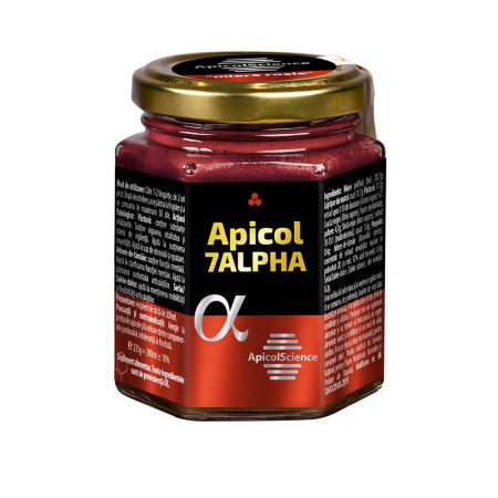 ALIMENTARE - Miere rosie Apicol 7 Alpha , 200 ml