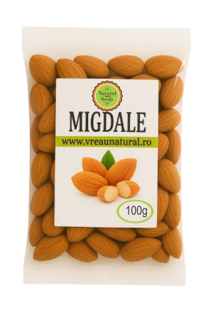 ALIMENTARE - Migdale crude 100gr, Natural Seeds Product