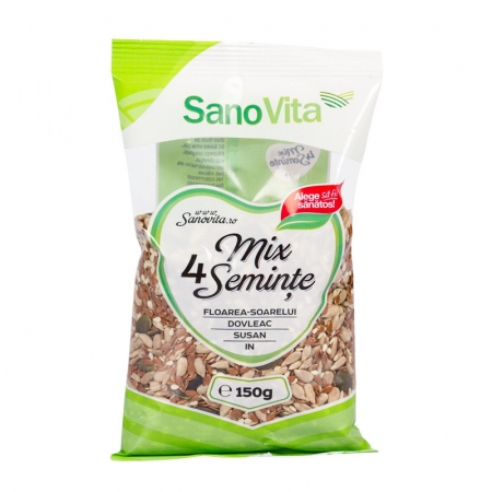 SUPLIMENTE ALIMENTARE - Mix 4 seminte, 150g