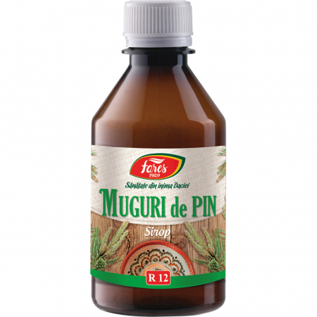 RACEALA SI GRIPA - Muguri de Pin sirop, R12, 250 ml, Fares