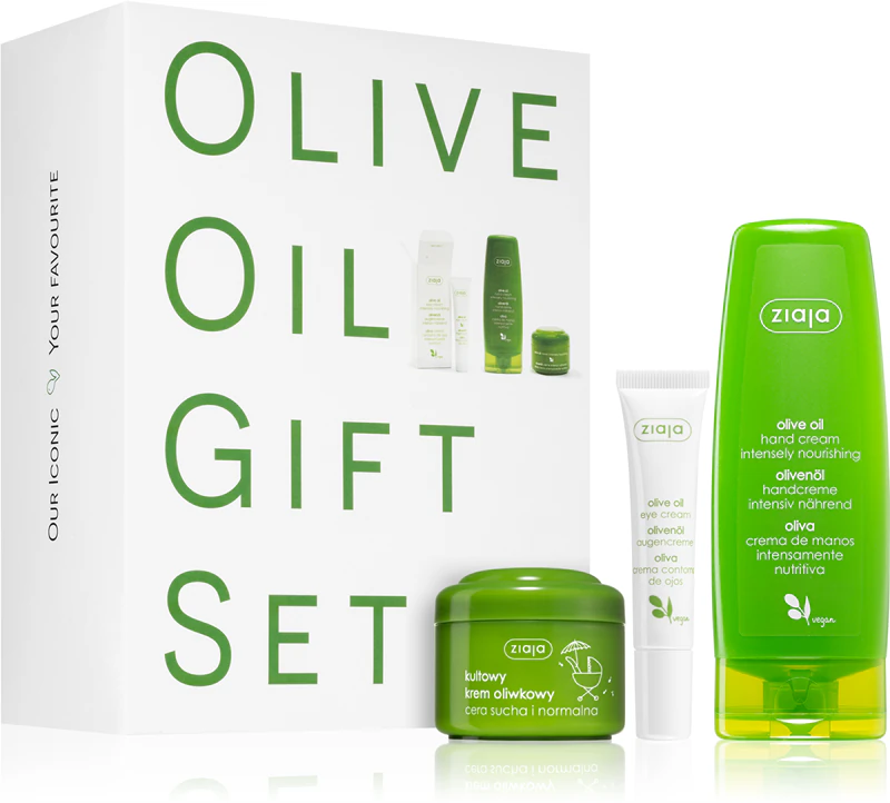 COSMETICE - Natural Olive Set Crema Fata Zi x50 ml + Crema Ochi 15ml + Crema Maini 80 ml