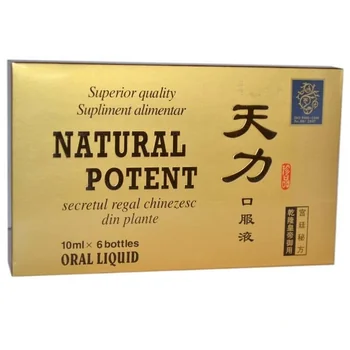 VIGOARE SI FERTILITATE - NATURAL POTENT, 6 fiole X 10 ml