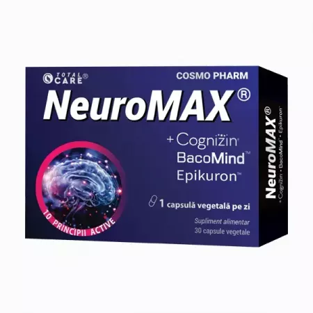 SUPLIMENTE ALIMENTARE - Neuromax, 30 capsule, Cosmopharm