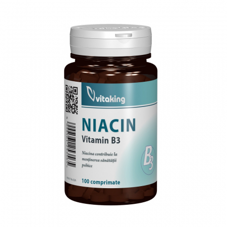 SUPLIMENTE ALIMENTARE - Niacina Vitamina B3, 100 mg, 100 comprimate