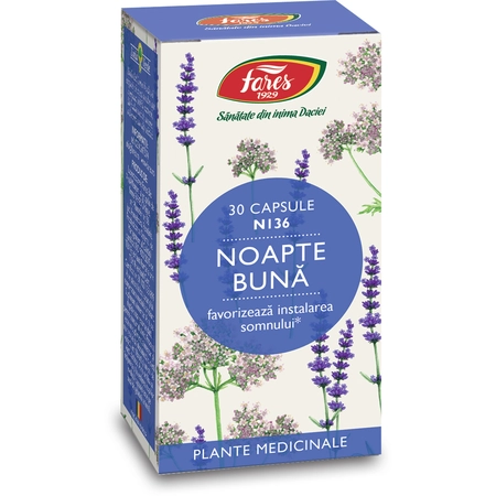 SUPLIMENTE ALIMENTARE - Noapte buna N136, 30 capsule