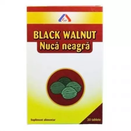 SUPLIMENTE ALIMENTARE - Nuca Neagra, 30 tablete, American Lifestyle