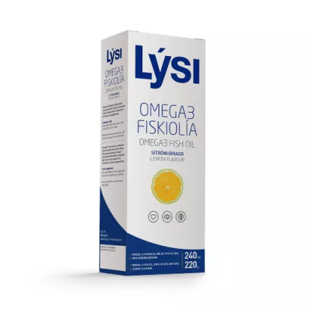 OMEGA 3 - Omega 3 cu aroma de lamaie, 240 ml, Lysi