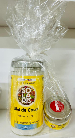 ALIMENTARE - Pachet promo ulei cocos 500ml + (40ml cadou) Solaris