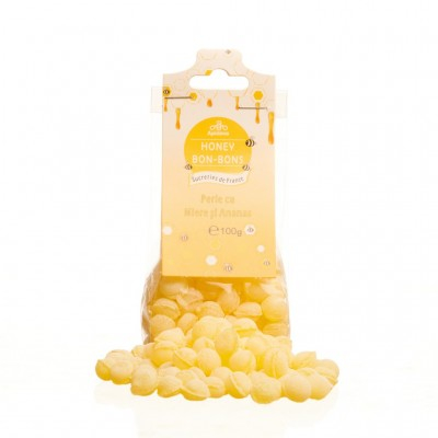 SUPLIMENTE ALIMENTARE - Perle cu miere si ananas 100g