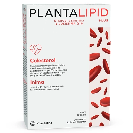 SUPLIMENTE ALIMENTARE - Plantalipid Plus, 30 tablete, Vitaceutics