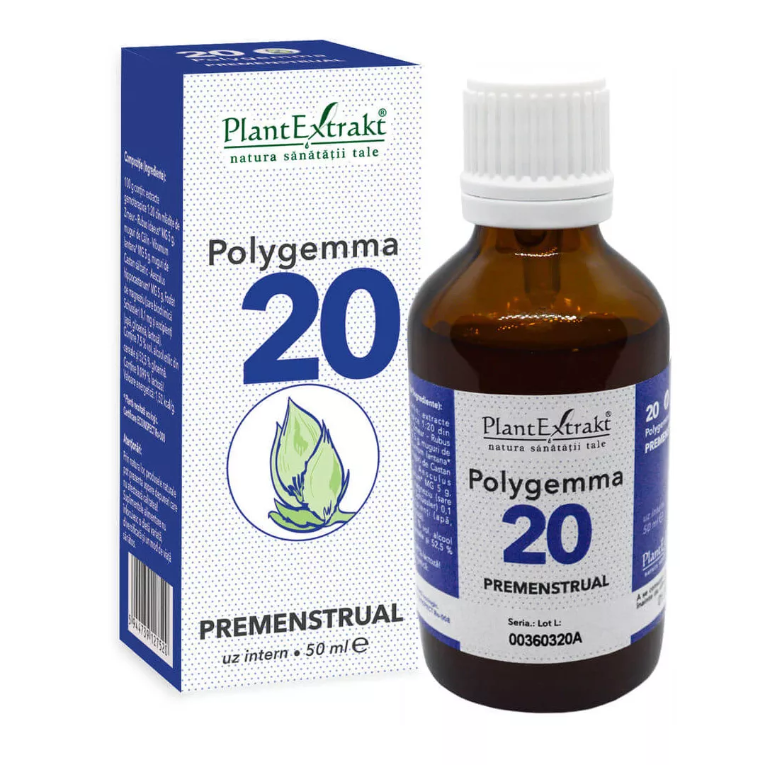 COSMETICE - Polygemma 20, Premenstrual, 50 ml
