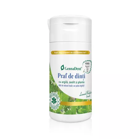 COSMETICE - Praf de dinti GennaDent, 75 g
