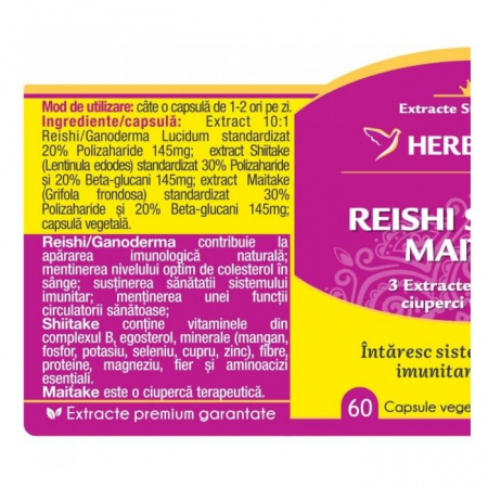 REISHI SHIITAKE MAITAKE 60 capsule [1]