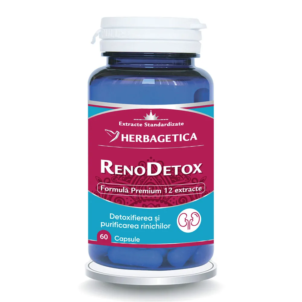 AFECTIUNI URINARE - RenoDetox, 60 capsule, Herbagetica