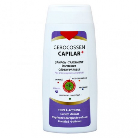 COSMETICE - Sampon impotriva caderii parului pentru par gras Capilar+ 275 ml