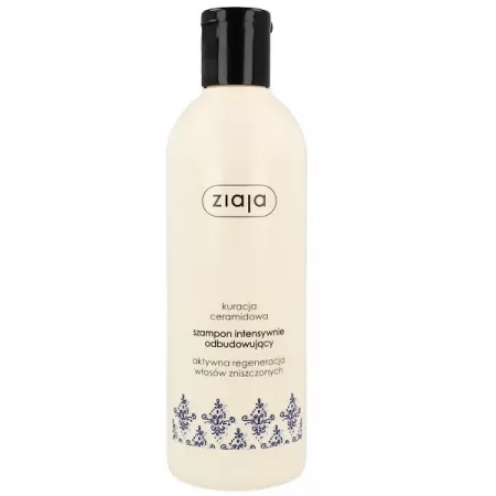 COSMETICE - Sampon regenerant pe baza de ceramide pentru par fragil si deteriorat, 300 ml, Ziaja