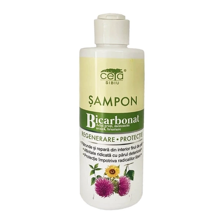 CREME SI UNGUENTE - Sampon regenerare si protectie cu bicarbonat, 200 ml, Ceta Sibiu