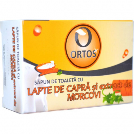 COSMETICE - Sapun cu lapte de capra si extract de morcovi, 100 g