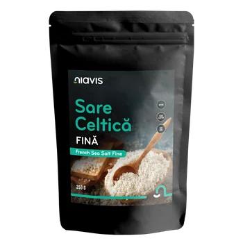 SUPLIMENTE ALIMENTARE - Sare celtica fina, 250g, Niavis