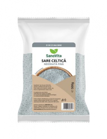 ALIMENTARE - sare celtică fină neiodată 500 g