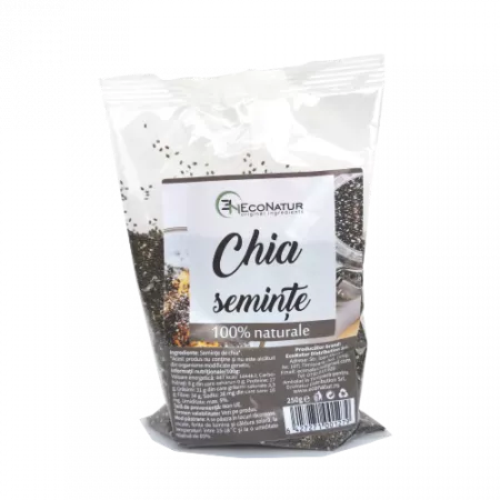 SUPLIMENTE ALIMENTARE - Seminte de chia, 250 g