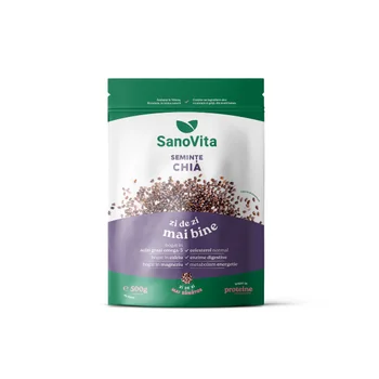 ALIMENTARE - Seminte de chia, 500g, SanoVita