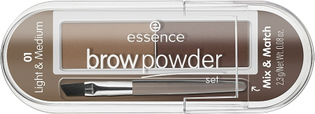 COSMETICE - Set pentru sprancene Essence brow powder set 01, 2.3 g