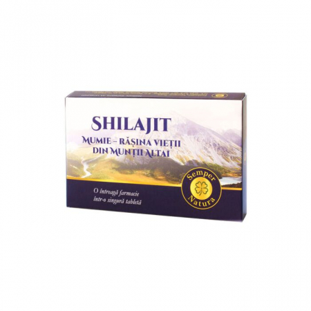 SUPLIMENTE ALIMENTARE - Shilajit Mumie – Rășina vieții din Munții Altai 60 tablete